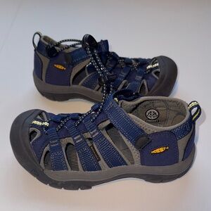 KEEN Kids Navy and Charcoal Sandals